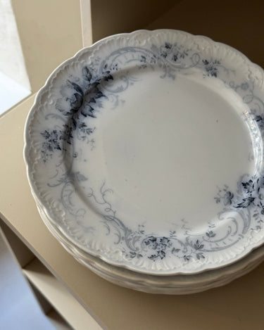Fausta dinner plates (11 pcs) - NEROLI