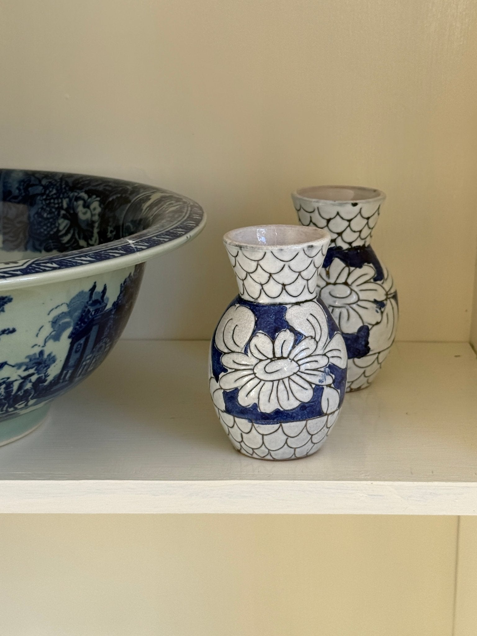 Floral ceramic vase - NEROLI