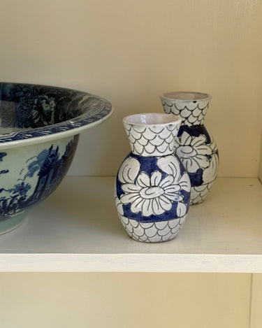 Floral ceramic vase - NEROLI