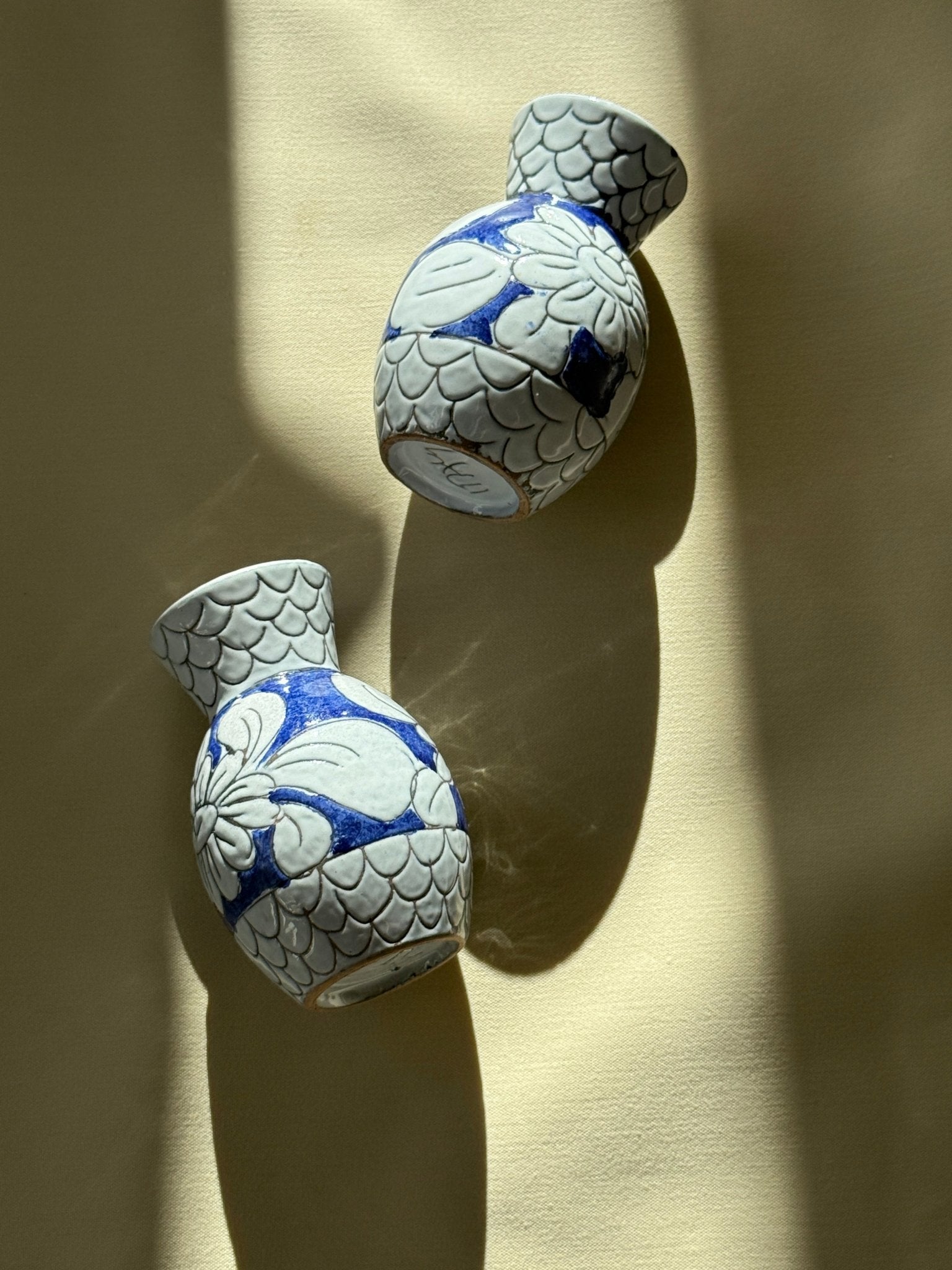 Floral ceramic vase - NEROLI