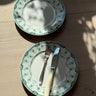 Floral dinner plates (2 pcs) - NEROLI