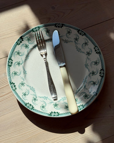 Floral dinner plates (2 pcs) - NEROLI