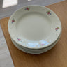 Floral dinner plates (8 pcs) - NEROLI