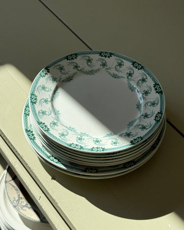Floral lunch plates (6 pcs) - NEROLI