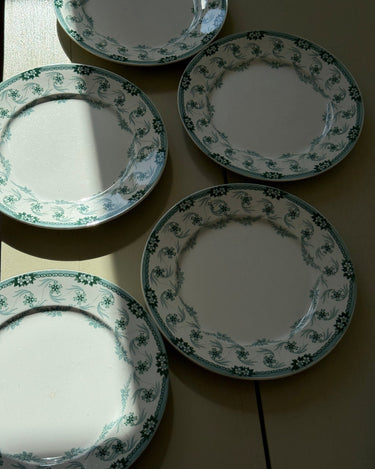 Floral lunch plates (6 pcs) - NEROLI