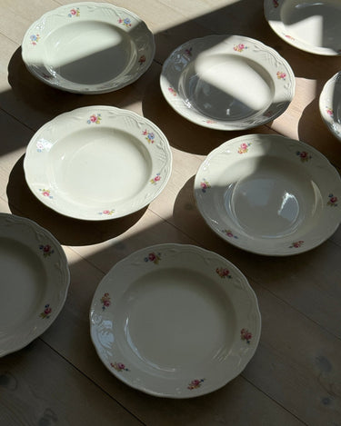Floral pasta plates (11 pcs) - NEROLI