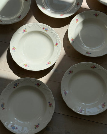 Floral pasta plates (11 pcs) - NEROLI