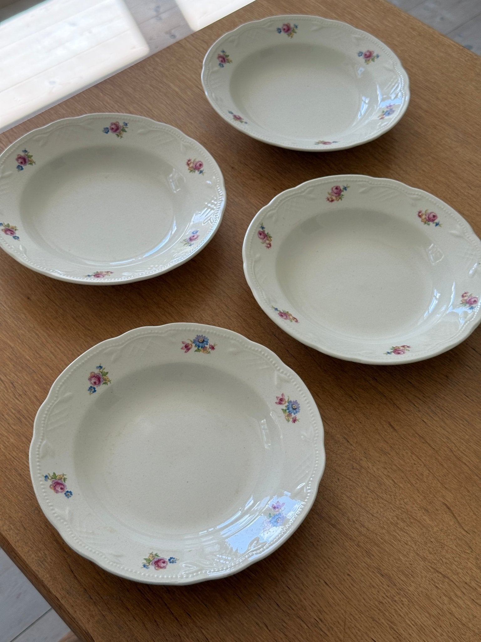 Floral pasta plates (11 pcs) - NEROLI