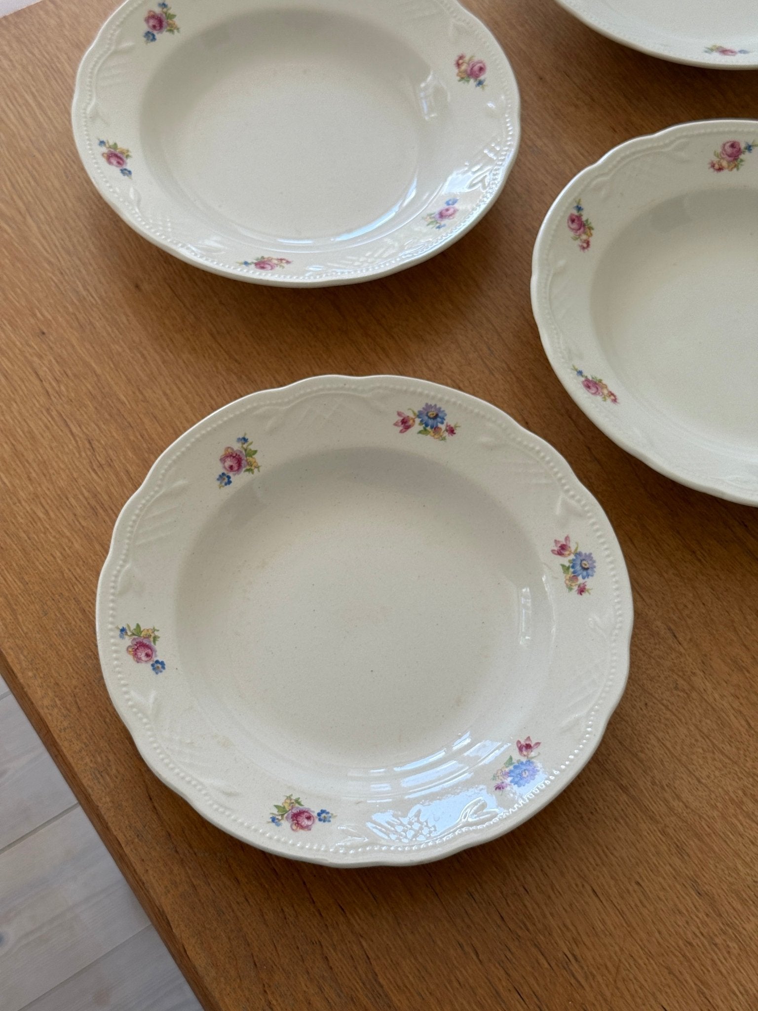 Floral pasta plates (11 pcs) - NEROLI