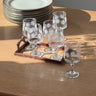 Floral wine glasses - NEROLI
