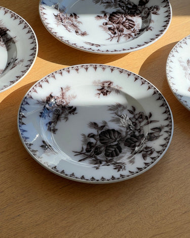 Flore dinner plates (6 pcs) - NEROLI