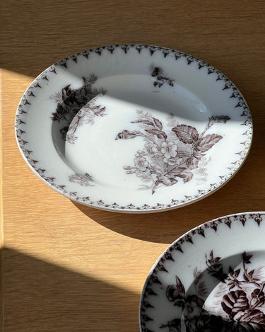 Flore dinner plates (6 pcs) - NEROLI