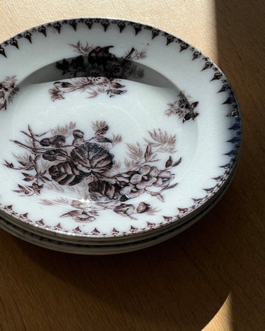 Flore dinner plates (6 pcs) - NEROLI