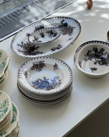 Flore pasta plates (6 pcs) - NEROLI