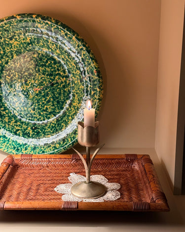 Flower candlestick - NEROLI