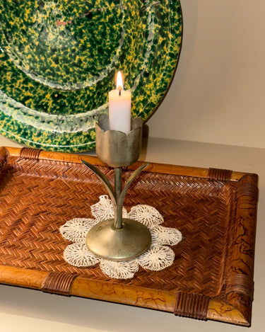 Flower candlestick - NEROLI