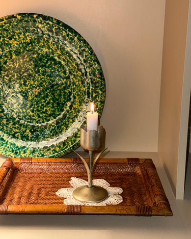 Flower candlestick - NEROLI