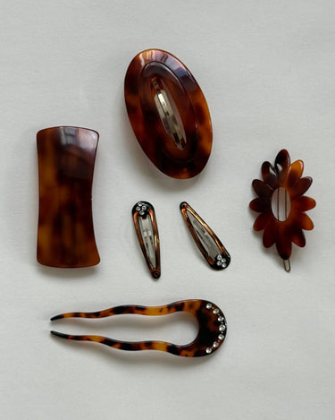 Flower hair clip - NEROLI