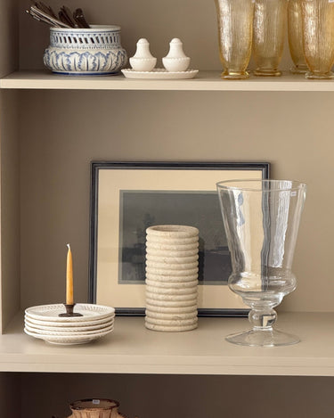 Fluted vase - NEROLI