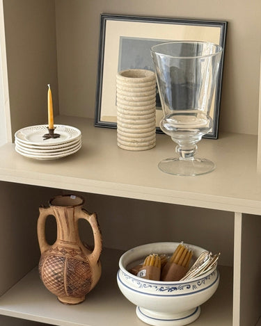 Fluted vase - NEROLI