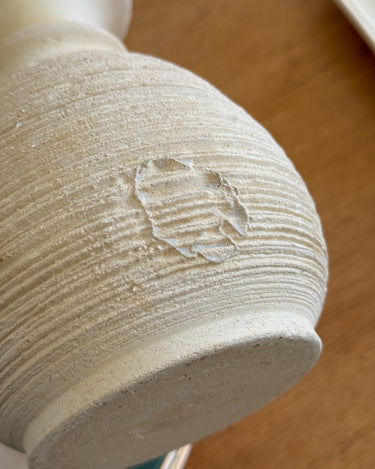 Fluted vase - NEROLI