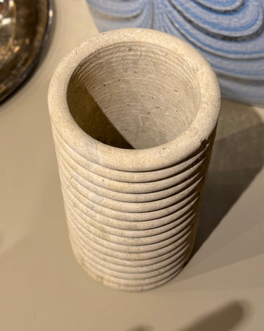 Fluted vase - NEROLI