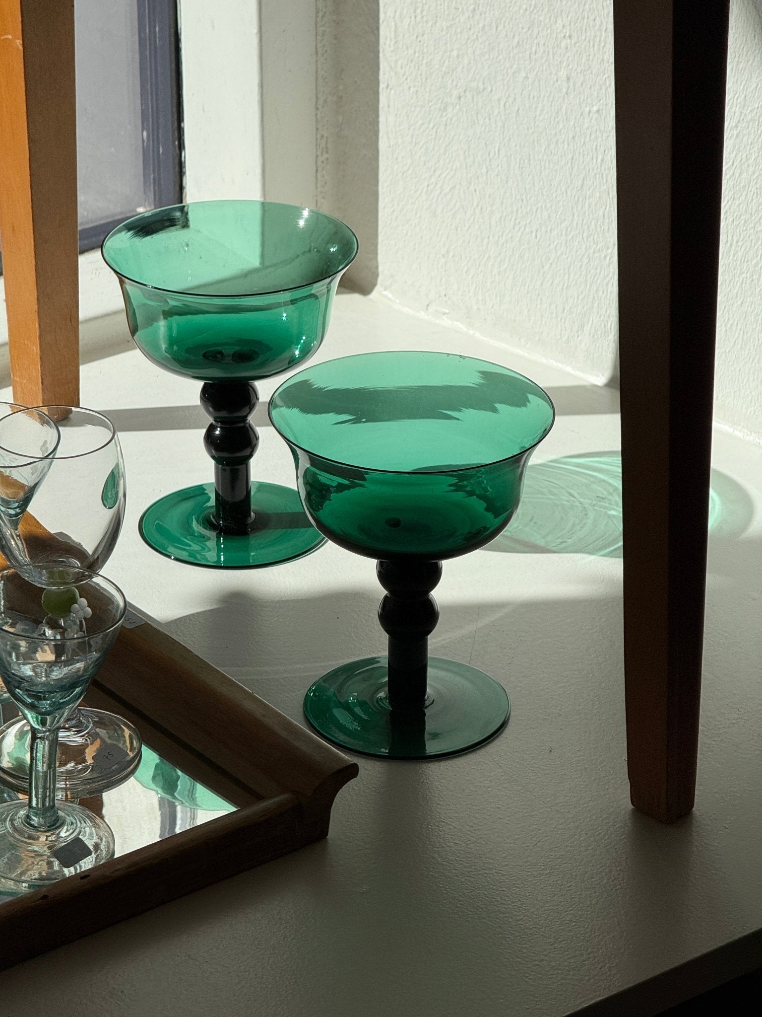 Footed bowls (2 pcs) - NEROLI