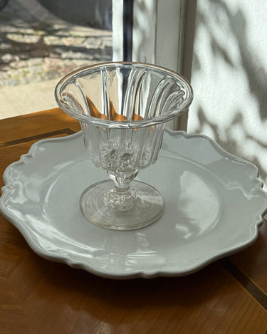 Footed glass bowl - NEROLI