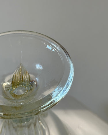 Footed glass bowl - NEROLI