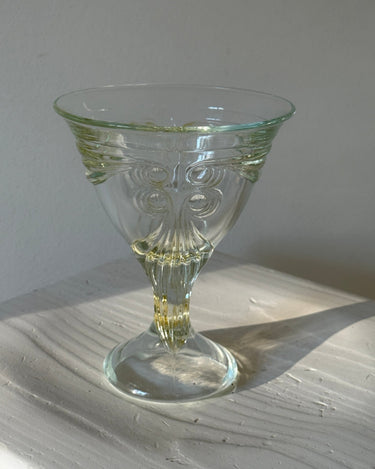 Footed glass bowl - NEROLI