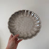 Footed steel platter - NEROLI