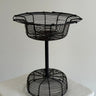 Footed wire basket - NEROLI