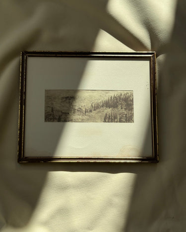 Framed drawing - NEROLI