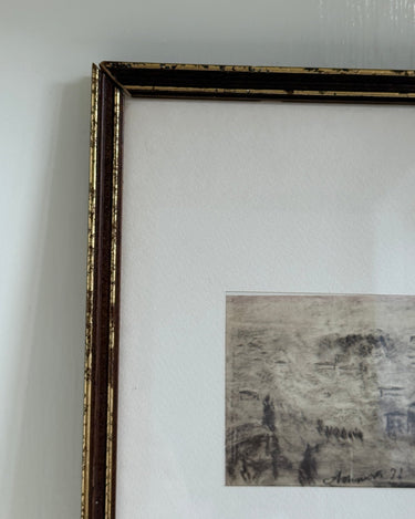 Framed drawing - NEROLI