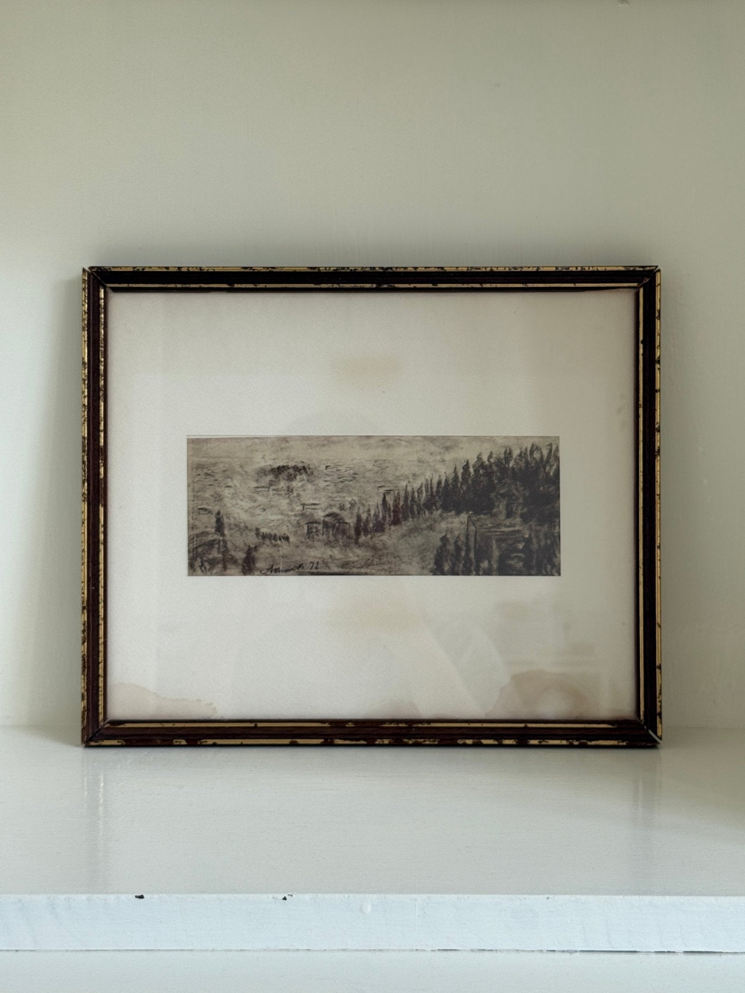 Framed drawing - NEROLI