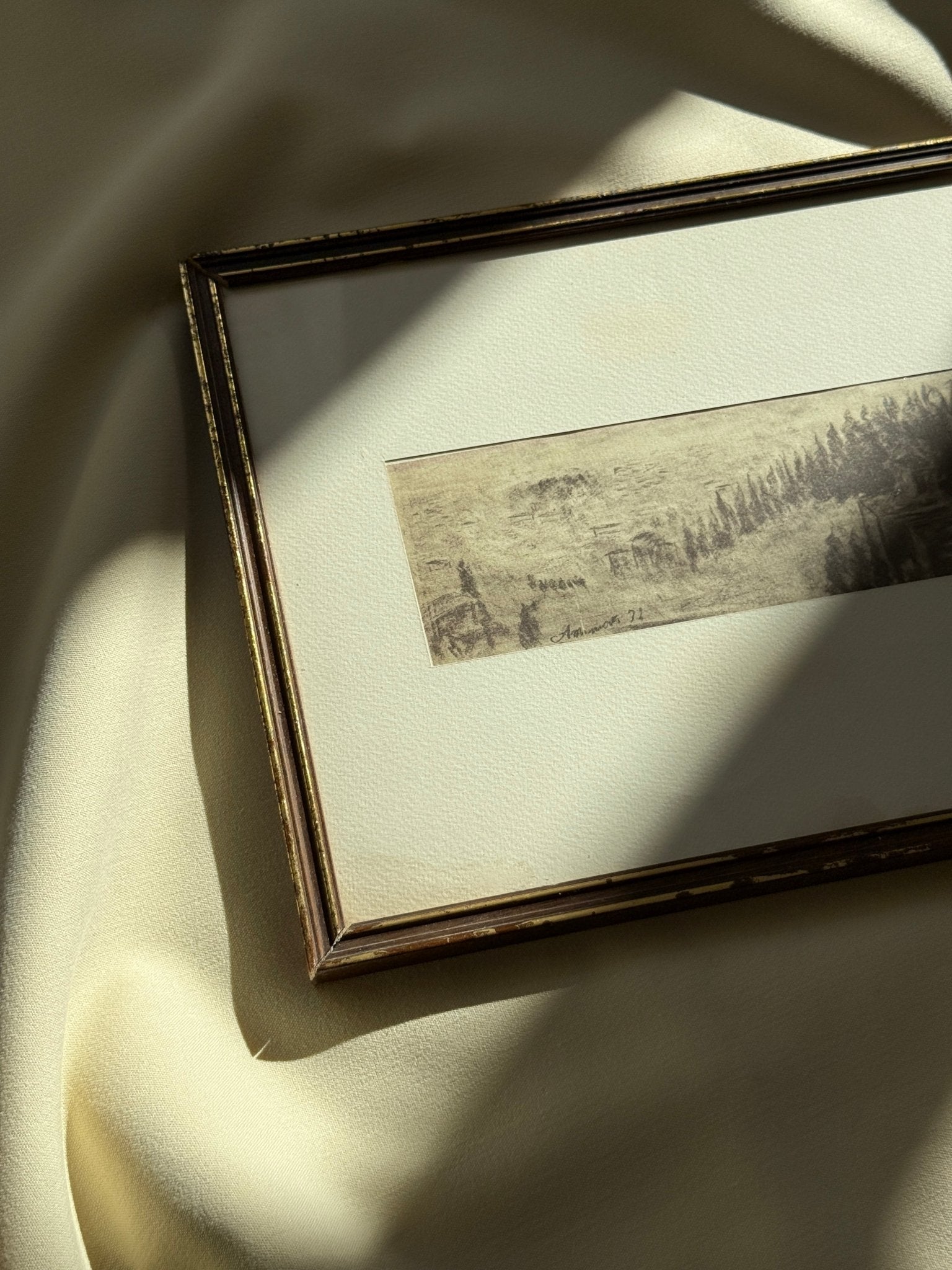 Framed drawing - NEROLI