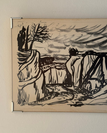 Framed drawing - NEROLI