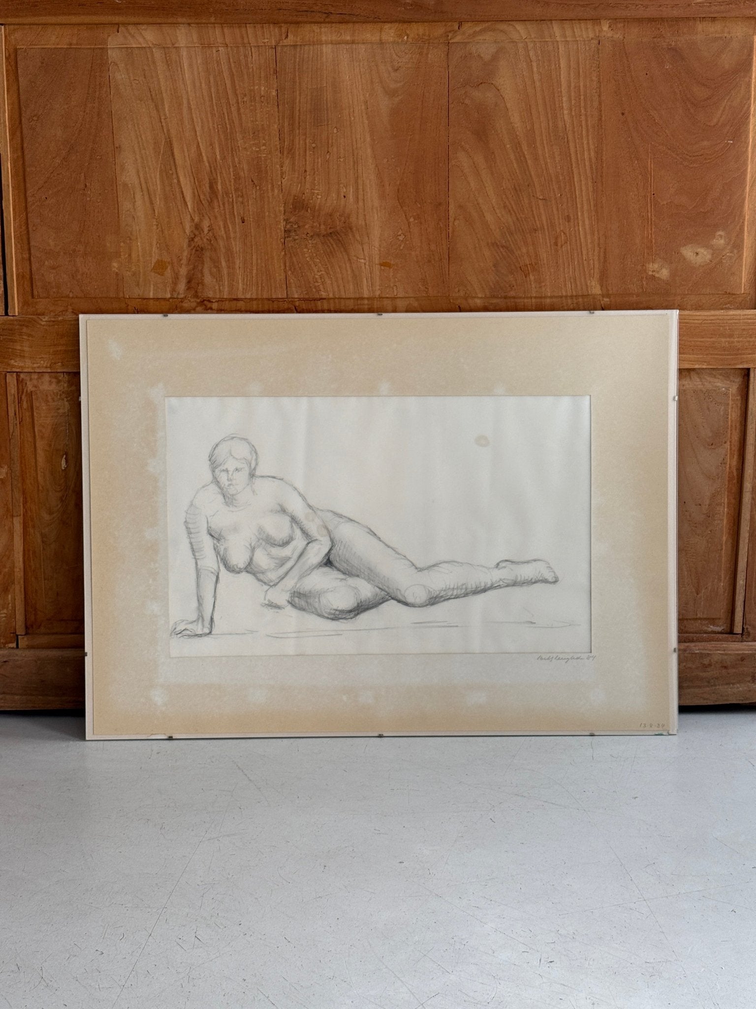 Framed drawing - NEROLI