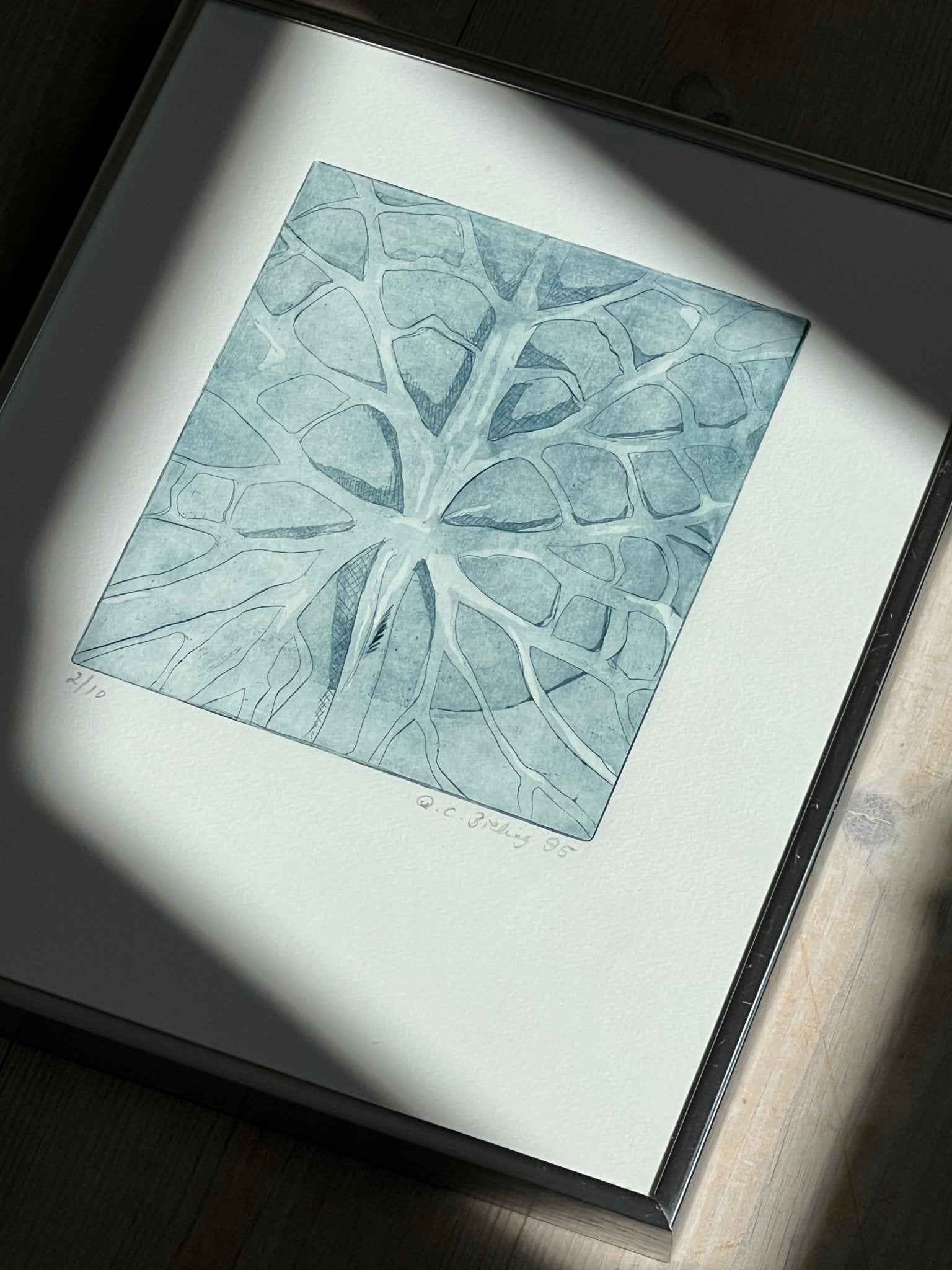 Framed drawing - NEROLI