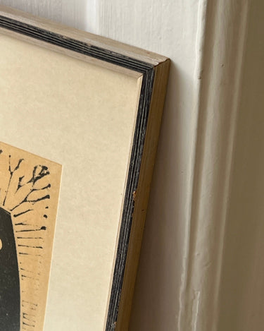 Framed linocut - NEROLI