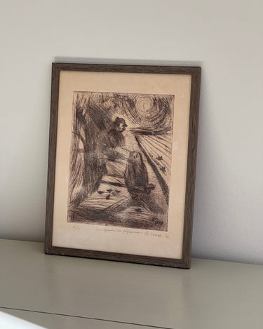 Framed litograph - NEROLI