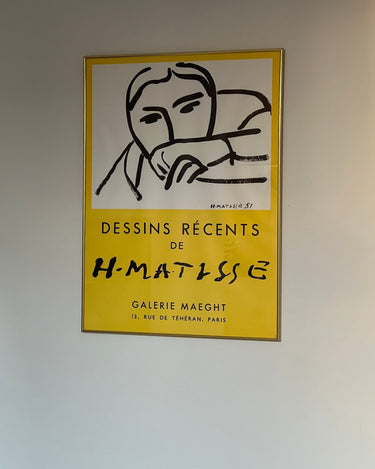 Framed Matisse poster - NEROLI