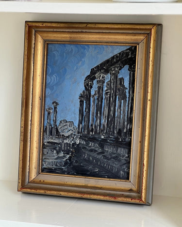 Framed Olympieion painting - NEROLI