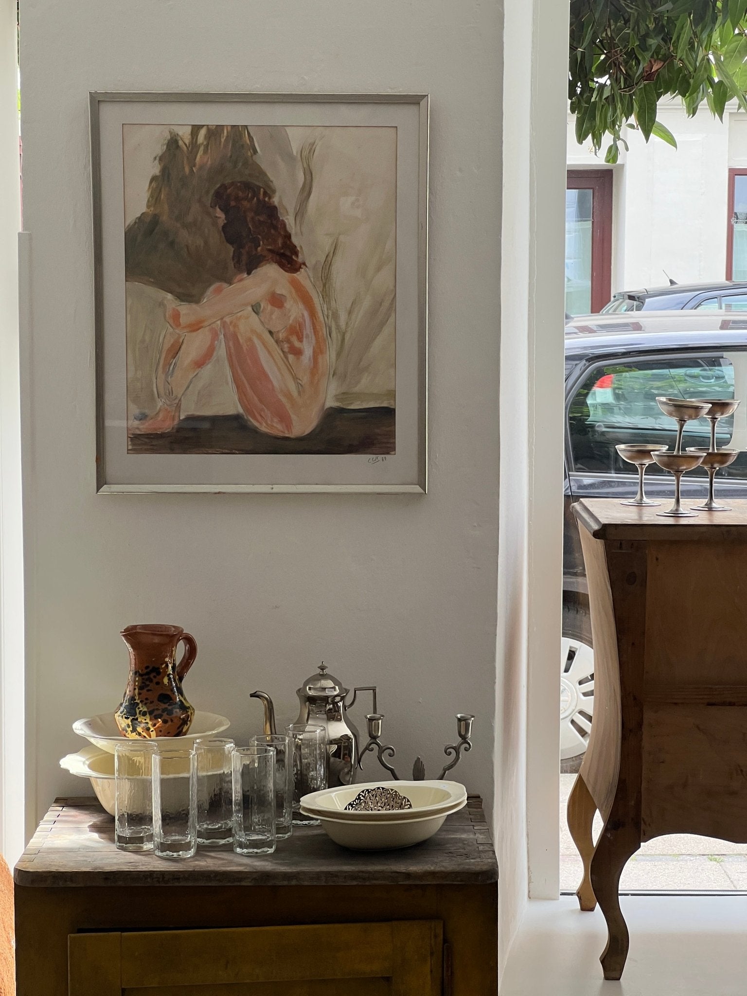 Framed painting - NEROLI