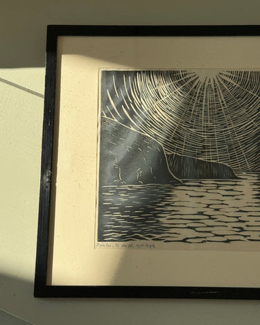 Framed woodcut - NEROLI