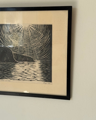 Framed woodcut - NEROLI