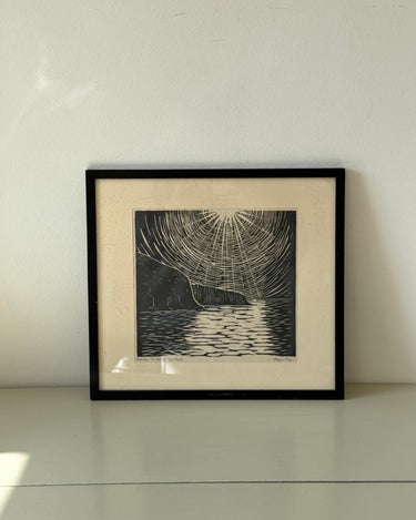 Framed woodcut - NEROLI