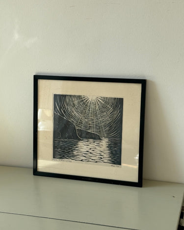Framed woodcut - NEROLI