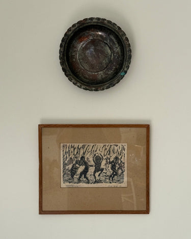 Framed woodcut - NEROLI