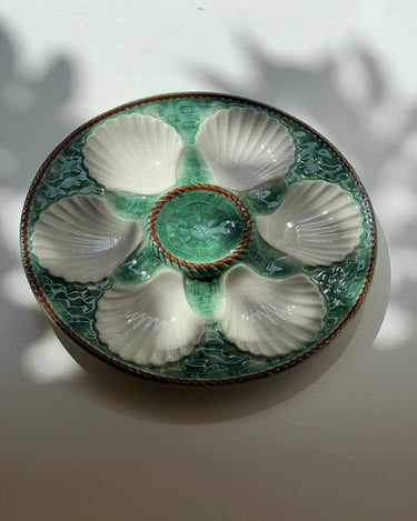French oyster plate - NEROLI
